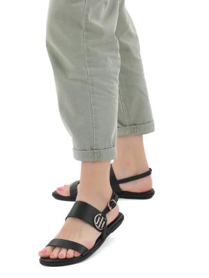 Tommy Hilfiger Hardware Mid Heel Sandal sandale | MASS
